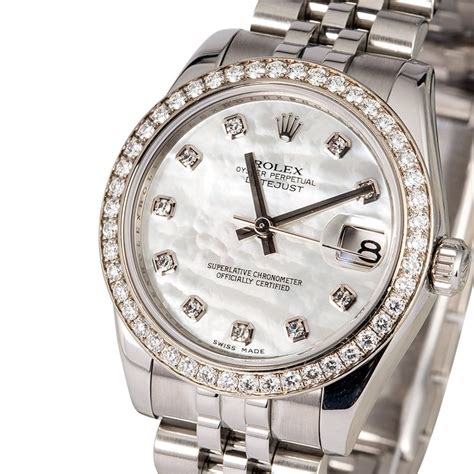 rolex 178384 mother of pearl diamond dial|rolex datejust 31 white gold.